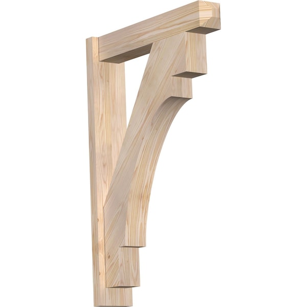 Ekena Millwork Merced Craftsman Smooth Outlooker, Douglas Fir, 5 1/2"W x 26"D x 38"H OUT06X26X38MRC04SDF - main
